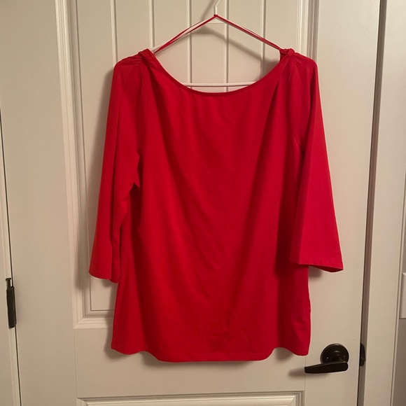Red tunic top - Picture 3 of 3